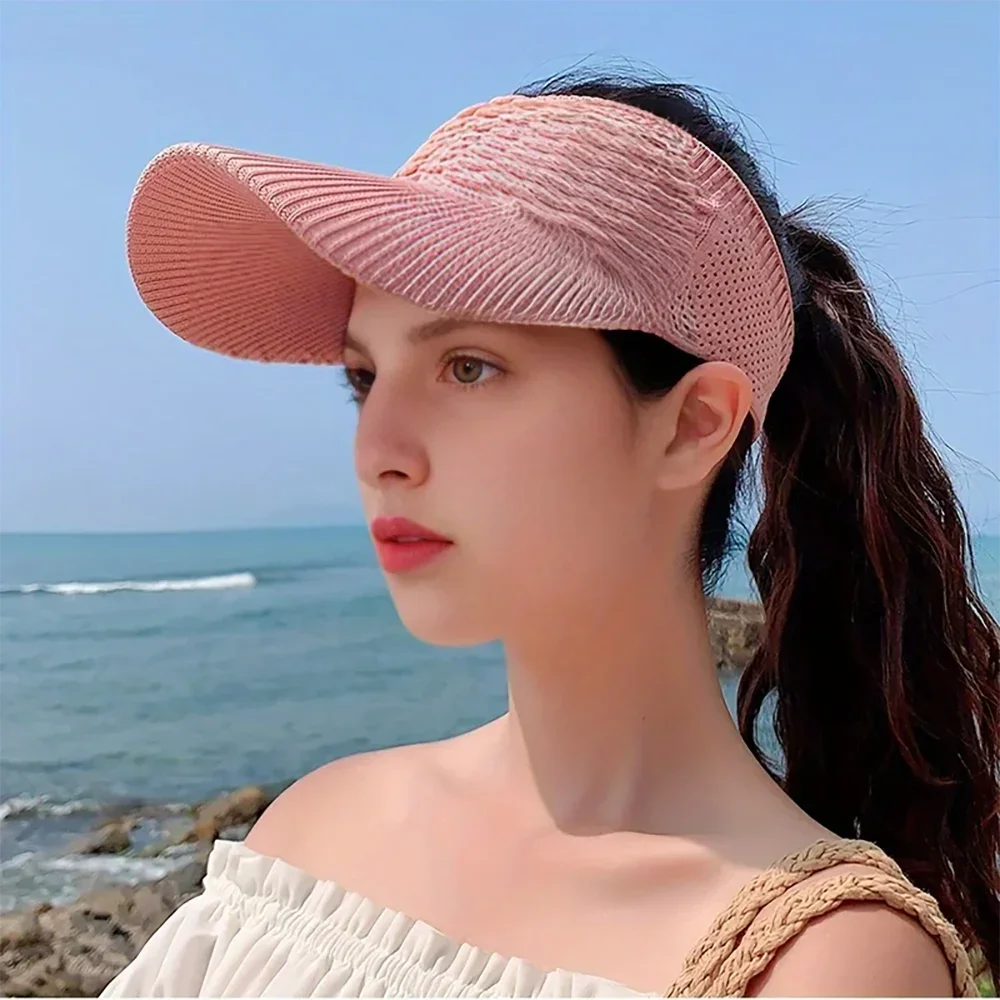 Women's Adjustable Anti-UV Sun Visor Hat