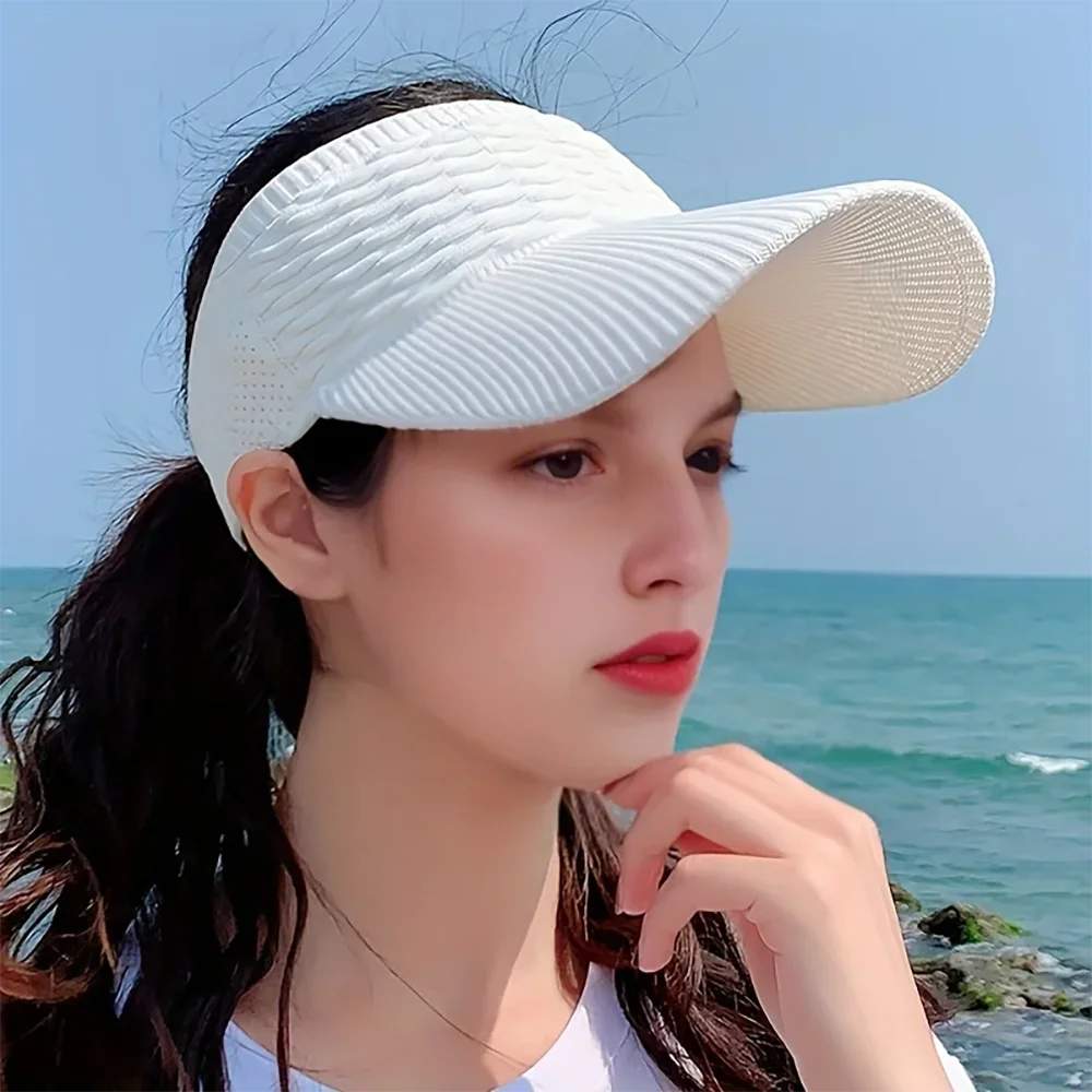 Women's Adjustable Anti-UV Sun Visor Hat
