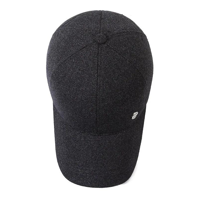 Men's Winterproof Baseball Cap with Ear Muffs