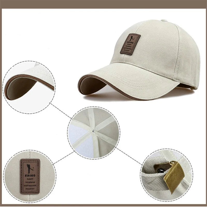 Structured Cotton Baseball Cap