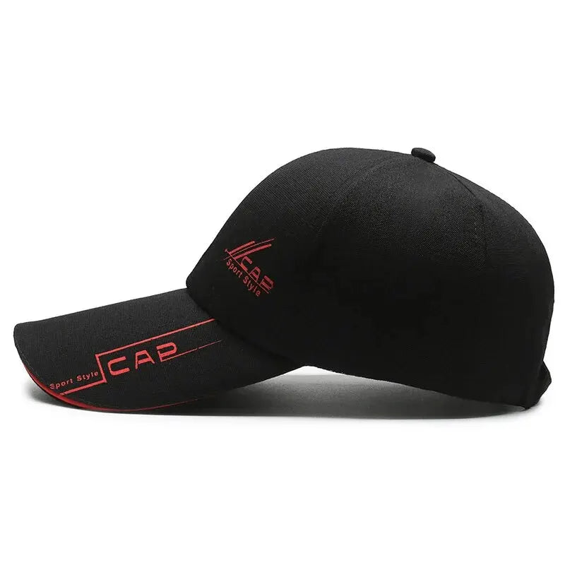 Men's Summer Long Brim Baseball Cap for Sun Protection