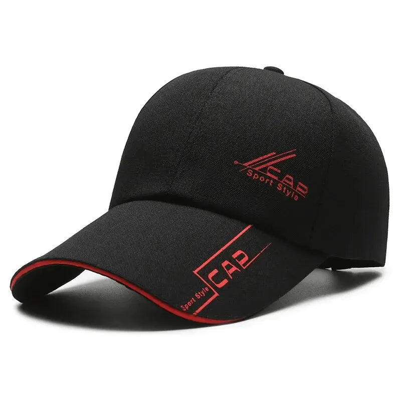 Men's Summer Long Brim Baseball Cap for Sun Protection