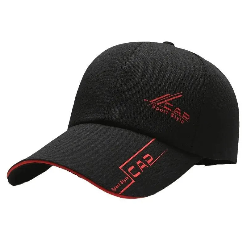 Men's Summer Long Brim Baseball Cap for Sun Protection